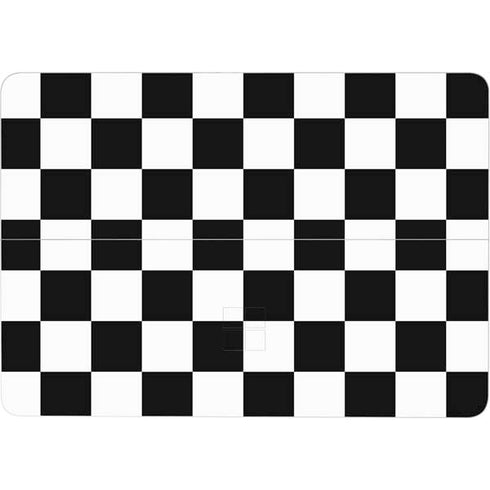 Black and White Checkered Surface Laptop Studio Skin